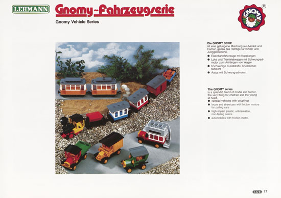 Seite 17 Patent Lehmann Spielzeug Katalog 1981