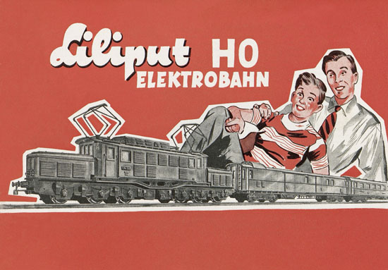 Liliput H0-Elektrobahn Katalog 1956