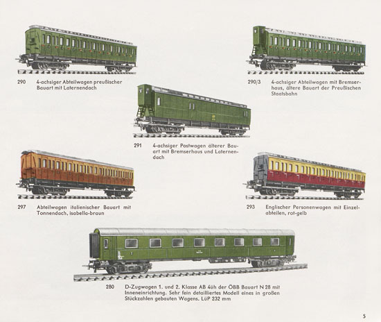 Liliput H0-Modellbahn Katalog 1964-1965