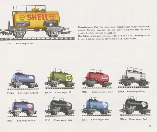 Liliput H0-Modellbahn Katalog 1964-1965