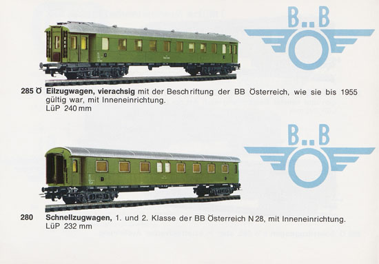 Liliput H0-Modellbahn Katalog 1967-1968