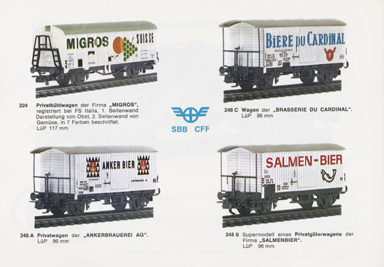 Liliput H0-Modellbahn Katalog 1967-1968