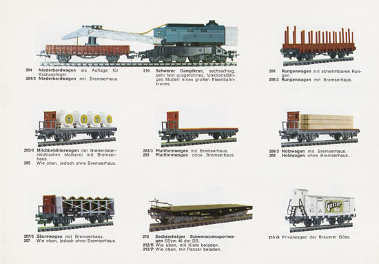 Liliput H0-Modellbahn Katalog 1967-1968