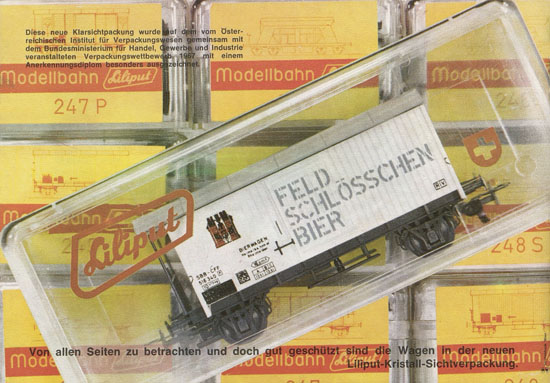 Liliput H0-Modellbahn Katalog 1967-1968