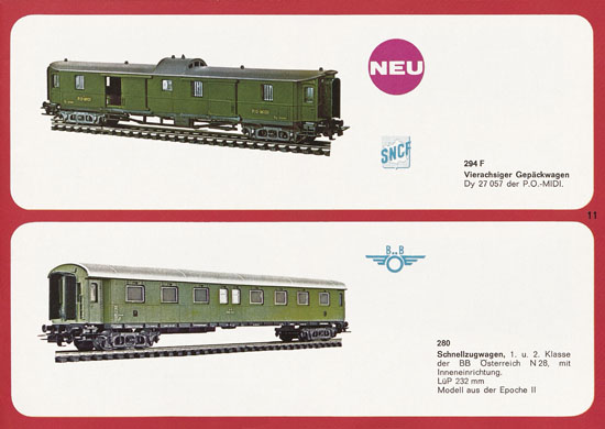 Liliput H0-Modellbahn Katalog 1969