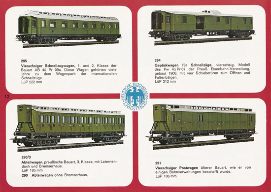 Liliput H0-Modellbahn Katalog 1969