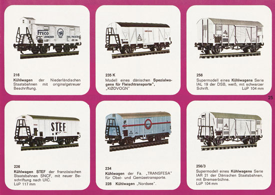 Liliput H0-Modellbahn Katalog 1969