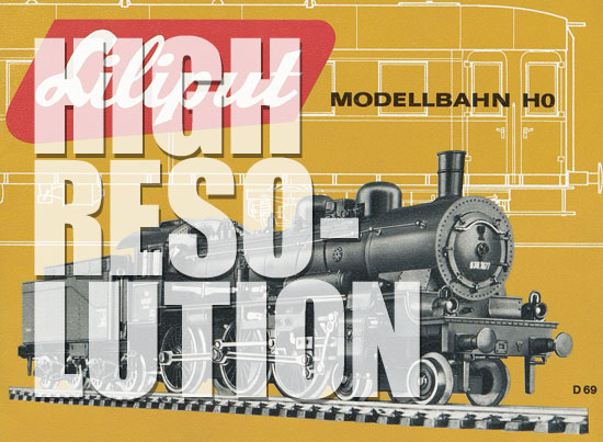 Liliput H0-Modellbahn Katalog 1969