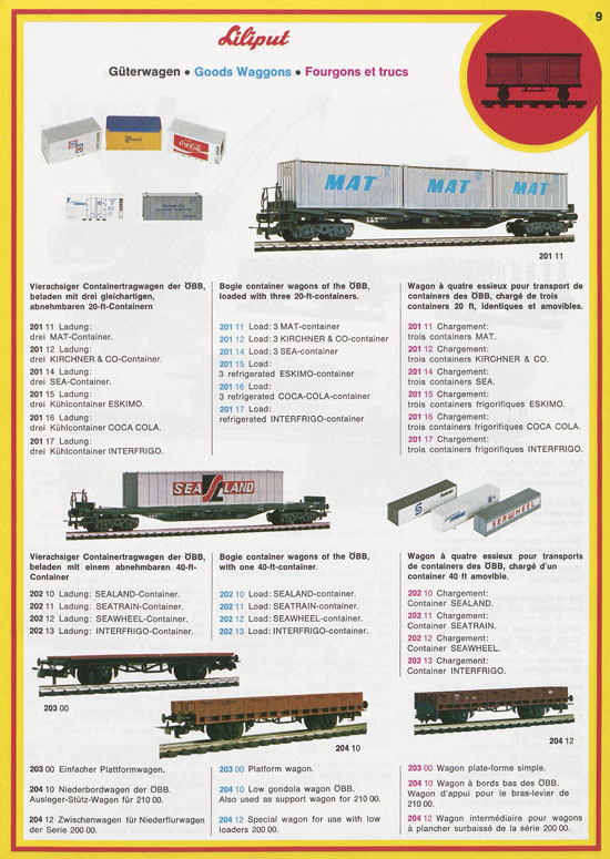 Liliput Modelleisenbahn Katalog 1975