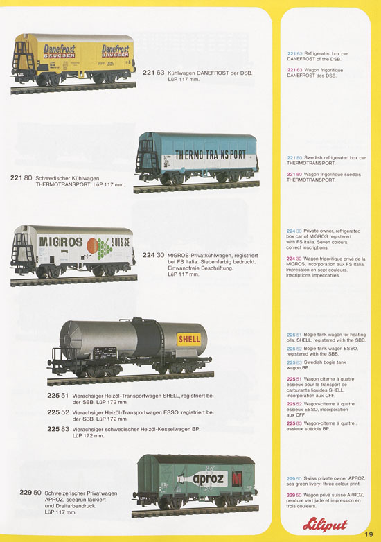 Liliput Modelleisenbahn Katalog 1977