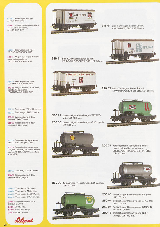 Liliput Modelleisenbahn Katalog 1977