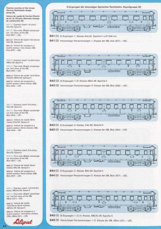 Liliput Modelleisenbahn Katalog 1977