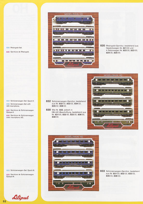 Liliput Modelleisenbahn Katalog 1977