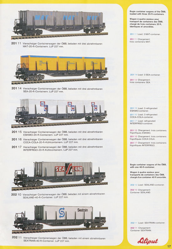 Liliput Modelleisenbahn Katalog 1979