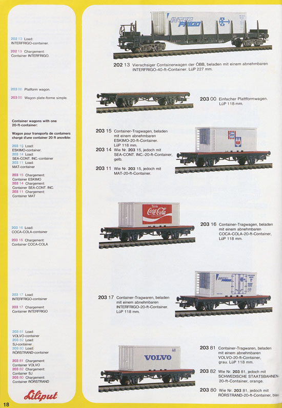 Liliput Modelleisenbahn Katalog 1979