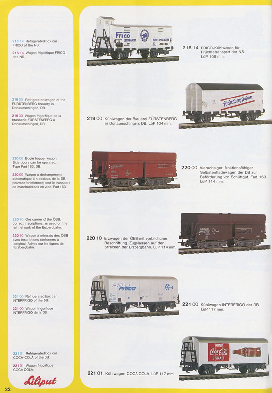 Liliput Modelleisenbahn Katalog 1979