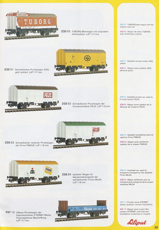 Liliput Modelleisenbahn Katalog 1979