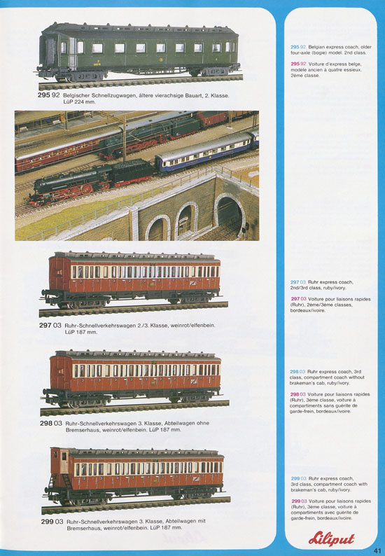 Liliput Modelleisenbahn Katalog 1979