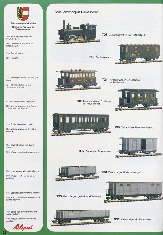 Liliput Modelleisenbahn Katalog 1979