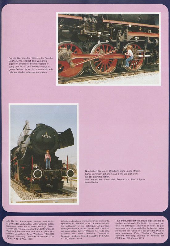 Liliput Modelleisenbahn Katalog 1979