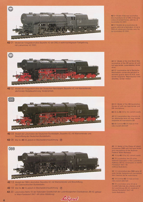 Liliput Modelleisenbahn Katalog 1981