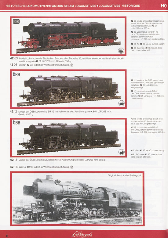 Liliput Modelleisenbahn Katalog 1984