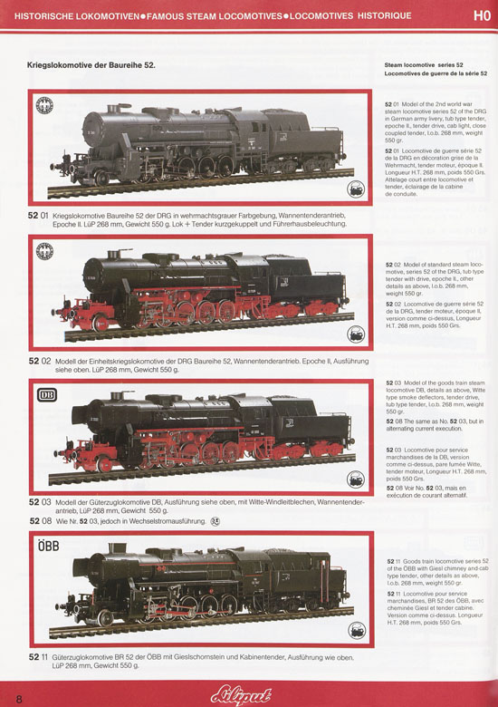 Liliput Modelleisenbahn Katalog 1984