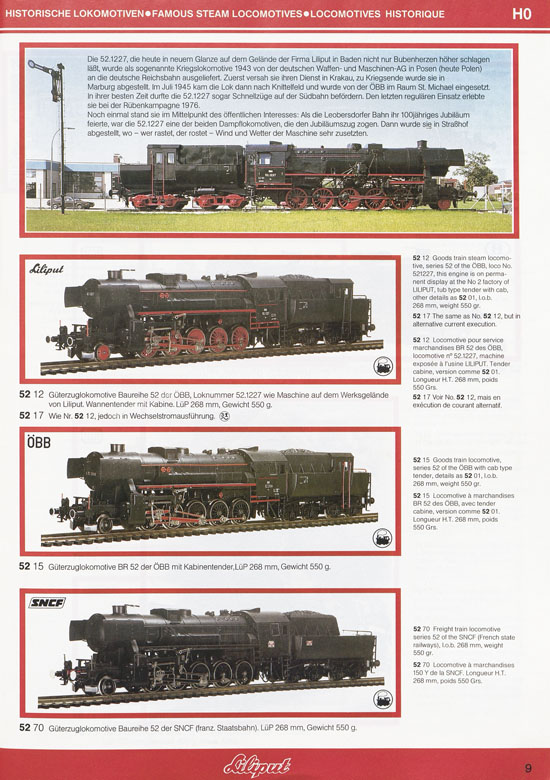 Liliput Modelleisenbahn Katalog 1984