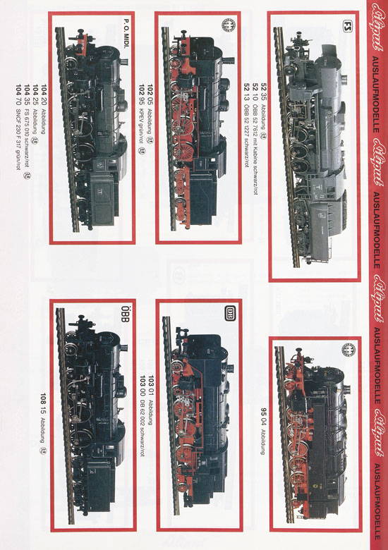 Liliput Modelleisenbahn Katalog 1984