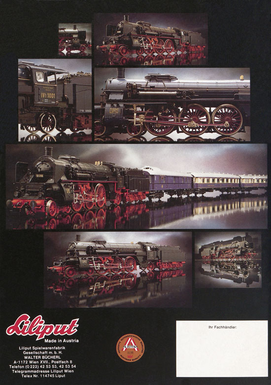 Liliput Modelleisenbahn Katalog 1984