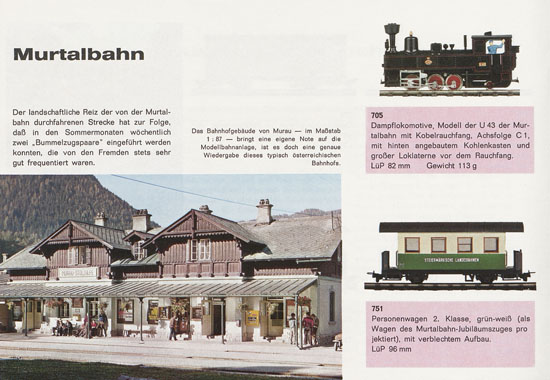 Liliput Schmalspurbahnen H0e 1970