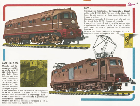 Lima Catalogo 1965-1966