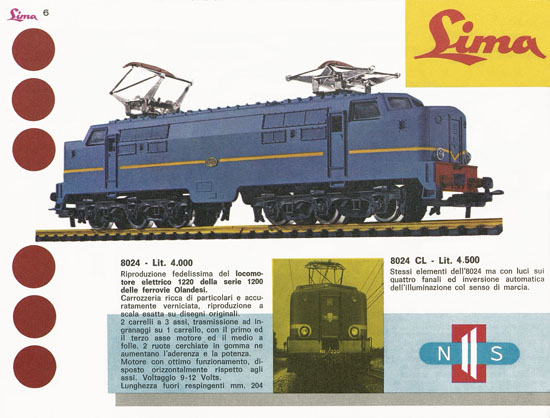 Lima Catalogo 1965-1966