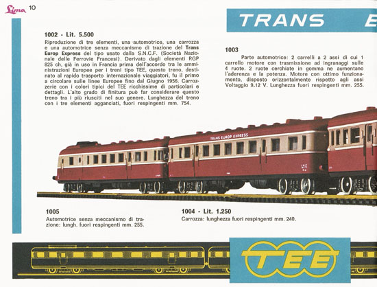 Lima Catalogo 1965-1966