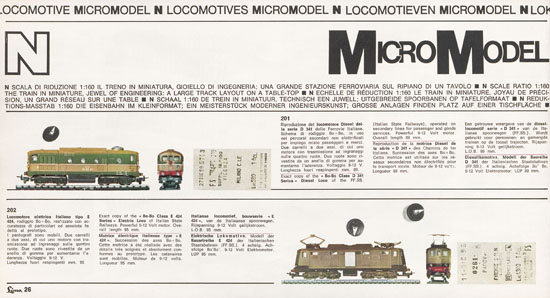 Lima Catalogo 1967-1968