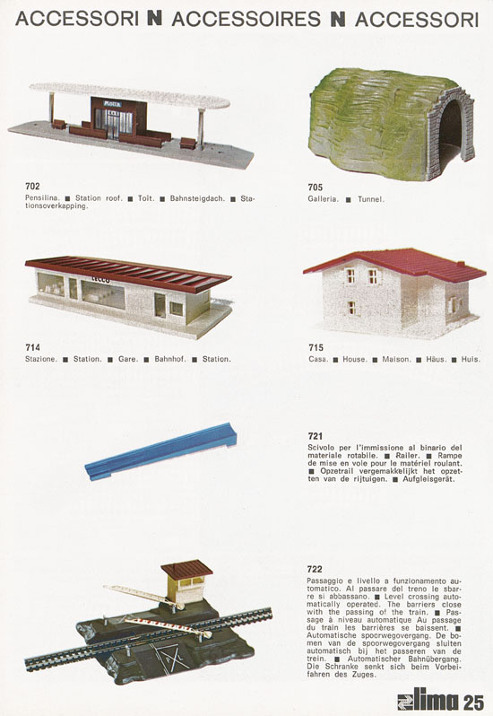 Lima Catalogo Micro Model N 1974-1975