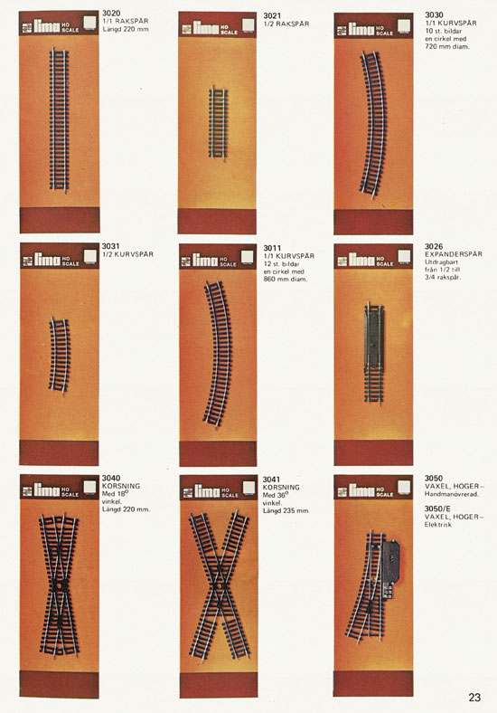 Lima Selection H0 Scale 1975