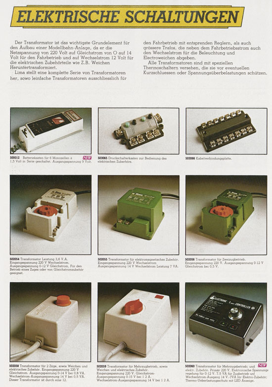 Lima Katalog 1980-1981