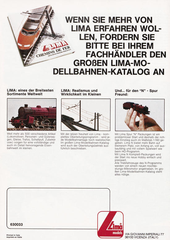 Lima Meine erste Eisenbahn 1983-1984