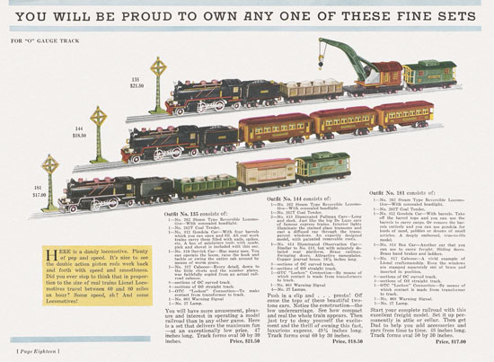 Lionel catalog 1932