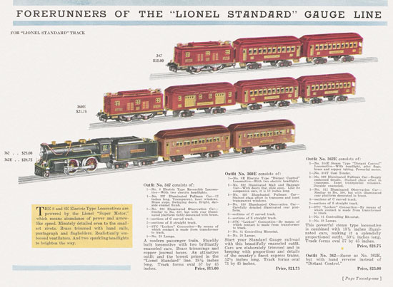 Lionel catalog 1932