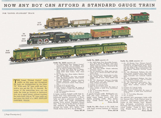 Lionel catalog 1932