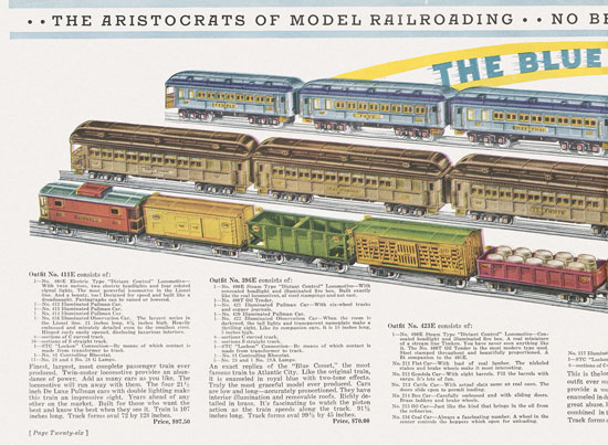 Lionel catalog 1932