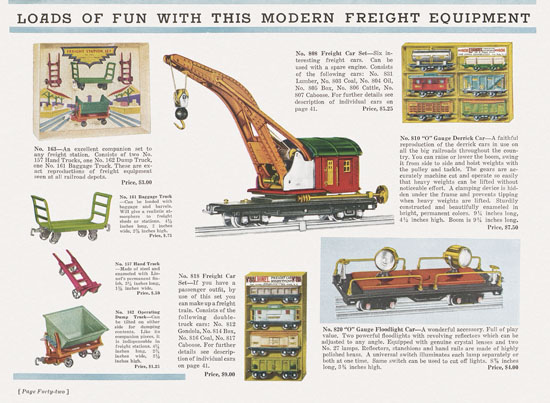 Lionel catalog 1932
