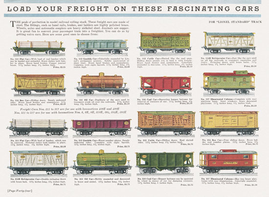 Lionel catalog 1932