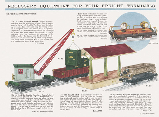 Lionel catalog 1932