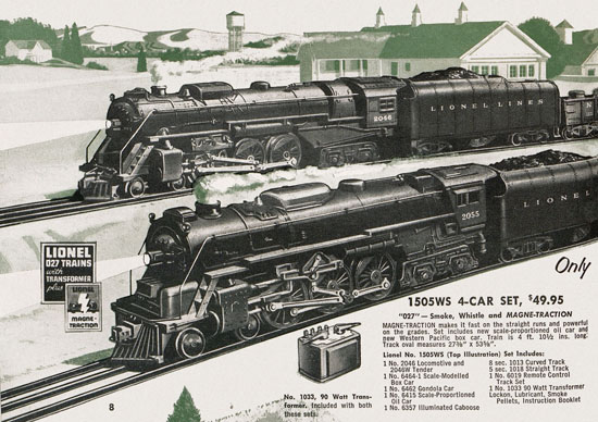 Lionel Consumer Pocket-Catalog 1953