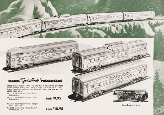 Lionel Consumer Pocket-Catalog 1953