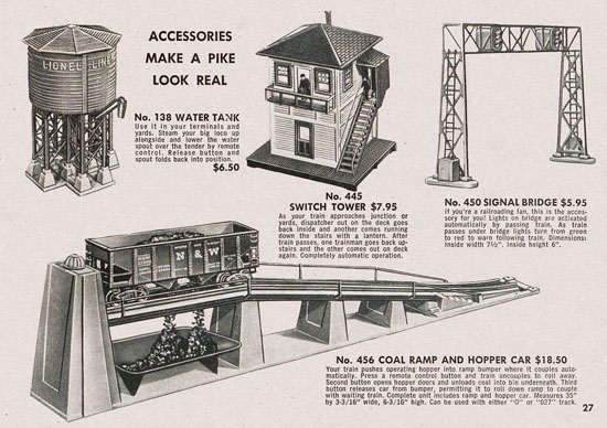 Lionel Consumer Pocket-Catalog 1953