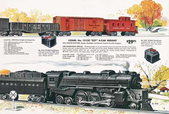 Seite 5 Lionel Katalog 1954,Lionel Katalog 1954, Lionel Modelleisenbahn Spur 0, Lionel trains, Lionel 0 Gauge, Lionel catalog, Lionel catalogue, Lionel railways